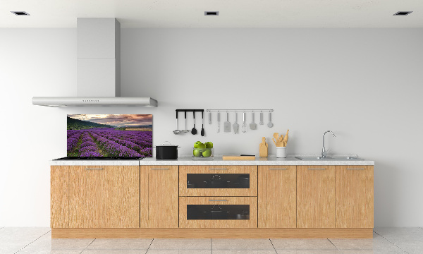Panel para cocina campo de lavanda