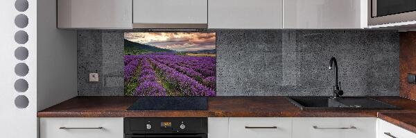 Panel para cocina campo de lavanda
