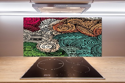 Salpicadero de cocina Plumas abstractas