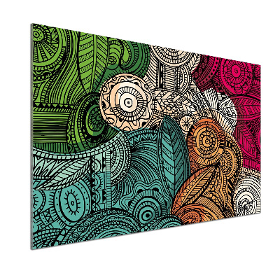 Salpicadero de cocina Plumas abstractas