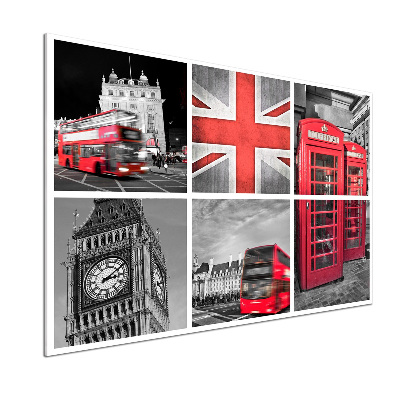 Panel antisalpicaduras Collage de Londres
