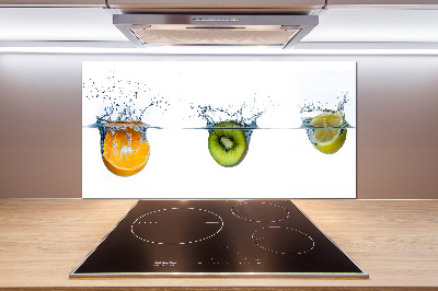 Panel de pared de cocina Frutas bajo el agua