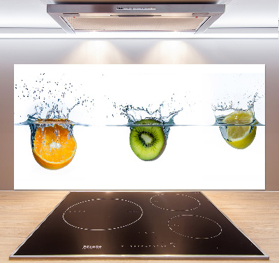 Panel de pared de cocina Frutas bajo el agua