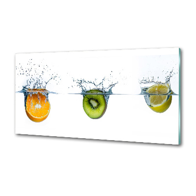 Panel de pared de cocina Frutas bajo el agua