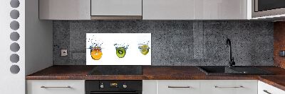 Panel de pared de cocina Frutas bajo el agua