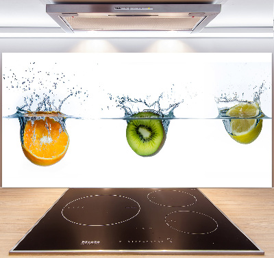 Panel de pared de cocina Frutas bajo el agua