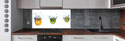 Panel de pared de cocina Frutas bajo el agua
