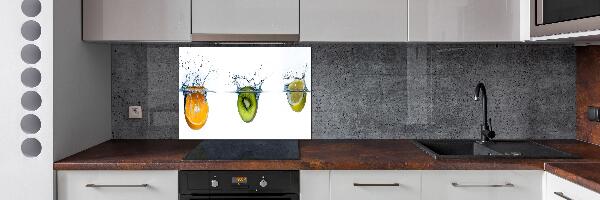 Panel de pared de cocina Frutas bajo el agua