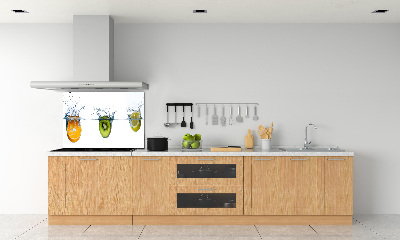 Panel de pared de cocina Frutas bajo el agua