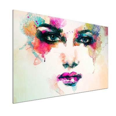 Panel antisalpicaduras Retrato de una mujer