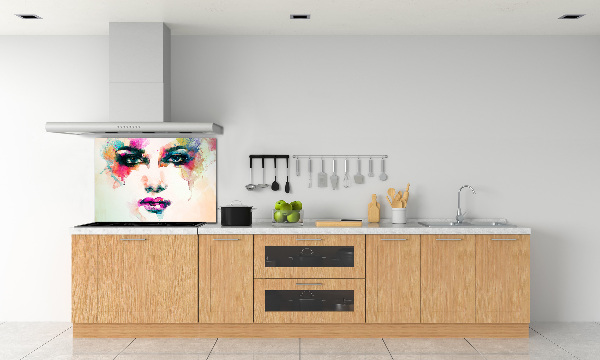 Panel do kuchni Portret kobiety