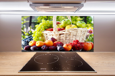 Panel antisalpicaduras Cesta de frutas