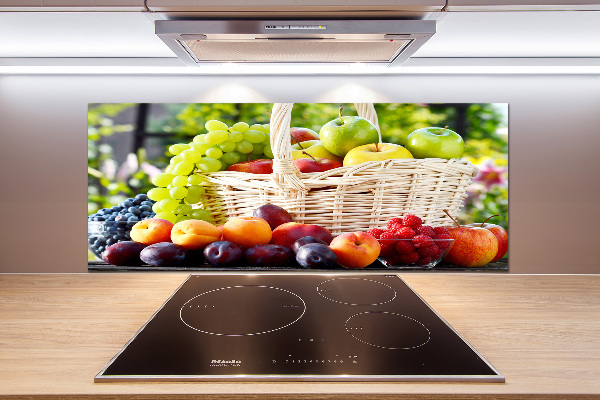 Panel antisalpicaduras Cesta de frutas