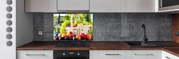 Panel antisalpicaduras Cesta de frutas
