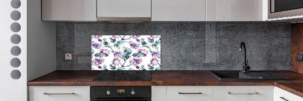 Panel para cocina flores de mora