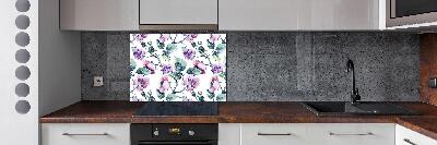 Panel para cocina flores de mora