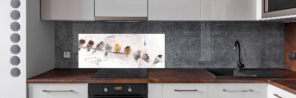 Panel para cocina Pájaros en una rama