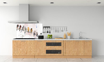 Panel para cocina Pájaros en una rama