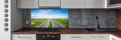 Panel de pared de cocina Carretera