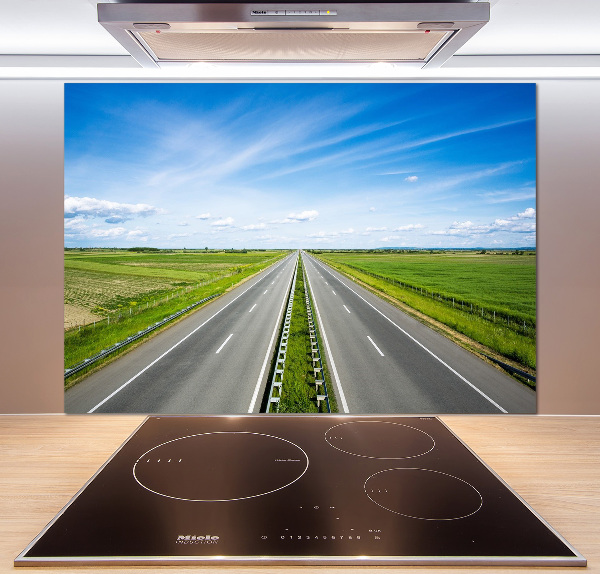 Panel de pared de cocina Carretera