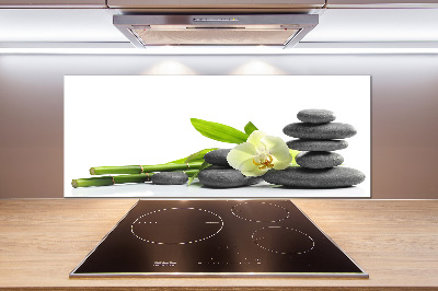 Panel de pared de cocina Orquídea