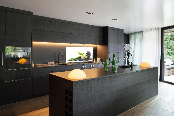 Panel de pared de cocina Orquídea