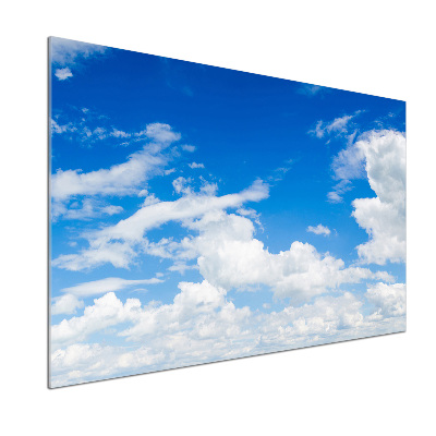 Panel para cocina Nubes en el cielo