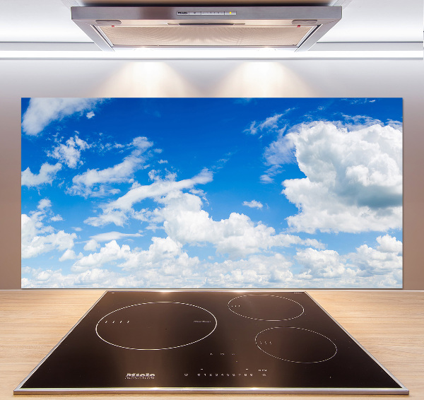 Panel para cocina Nubes en el cielo