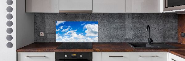 Panel para cocina Nubes en el cielo