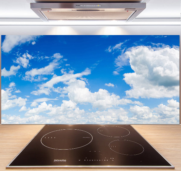 Panel para cocina Nubes en el cielo