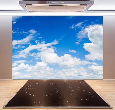 Panel para cocina Nubes en el cielo