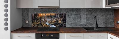 Panel do kuchni Wataha wilków