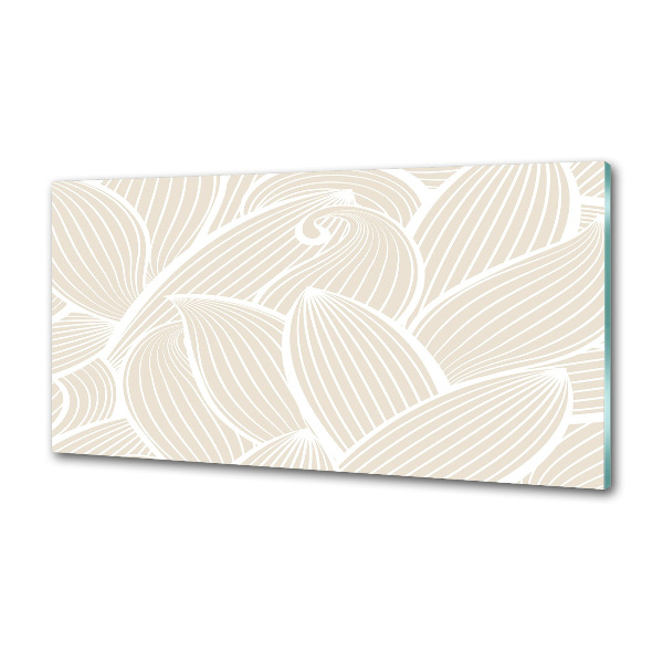 Salpicadero de cocina Patrón de hojas