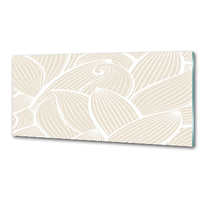 Salpicadero de cocina Patrón de hojas