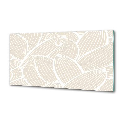 Salpicadero de cocina Patrón de hojas