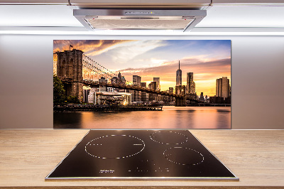 Panel de pared de cocina Puente de Brooklyn