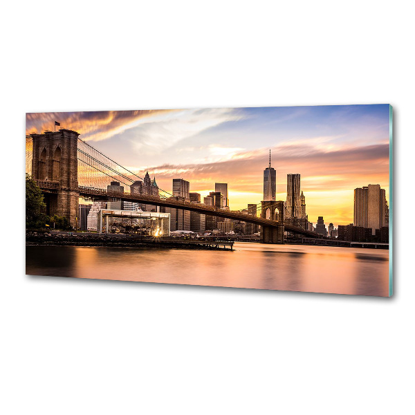 Panel de pared de cocina Puente de Brooklyn