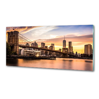 Panel de pared de cocina Puente de Brooklyn