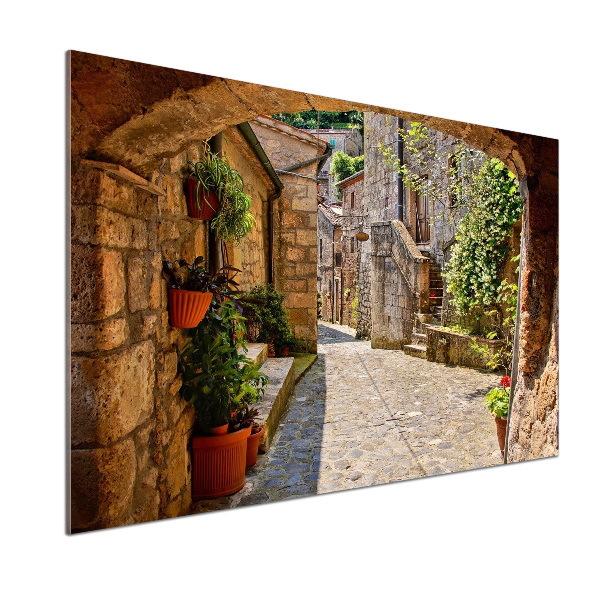 Panel para cocina Una calle con encanto