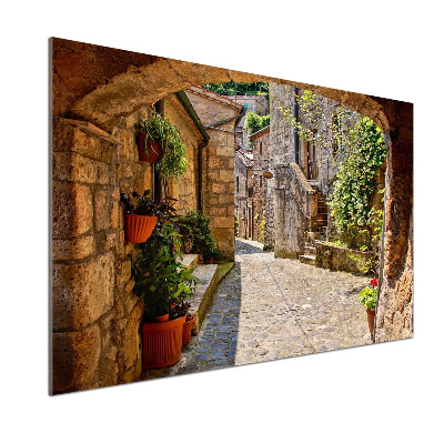 Panel para cocina Una calle con encanto