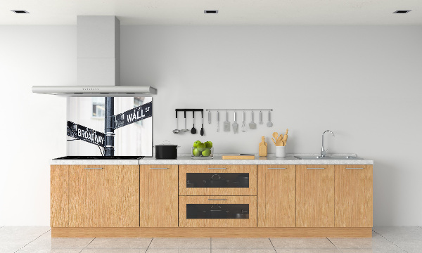 Panel do kuchni Wall street znak