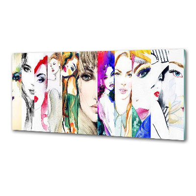 Panel do kuchni Kobiece portrety