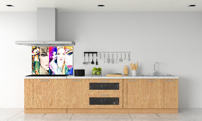 Panel de pared de cocina Retratos femeninos