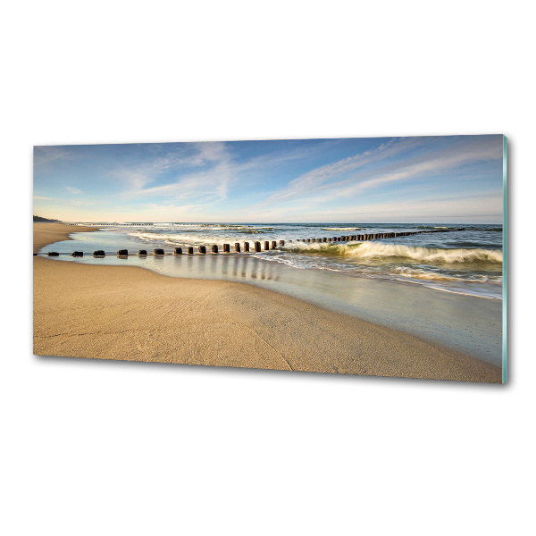 Salpicadero para cocina Playa en el mar Báltico