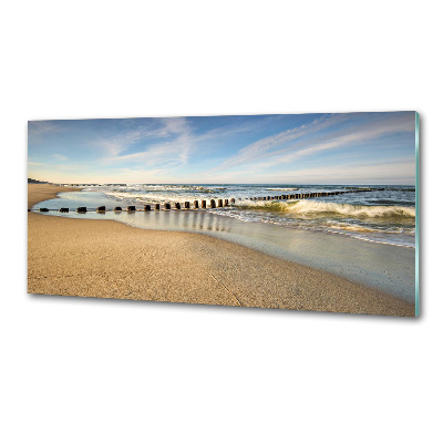 Salpicadero para cocina Playa en el mar Báltico