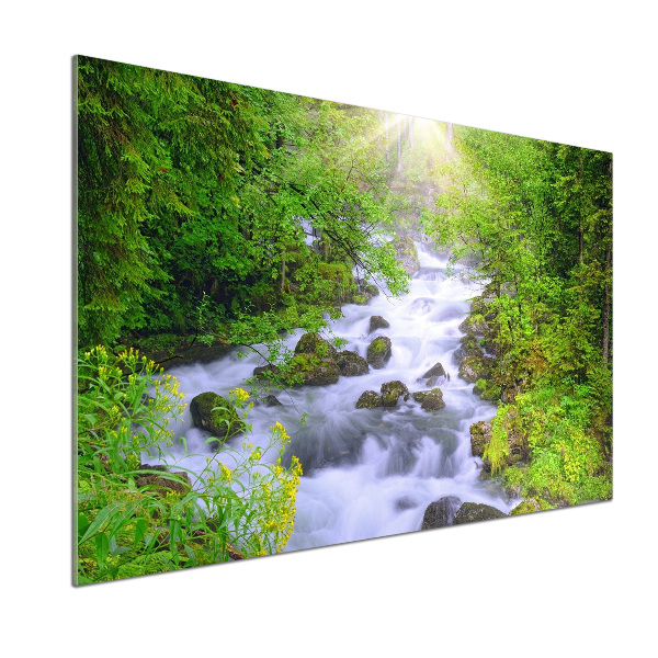 Panel de pared de cocina Río de montaña