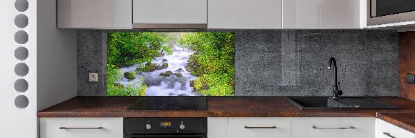 Panel de pared de cocina Río de montaña