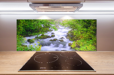 Panel de pared de cocina Río de montaña