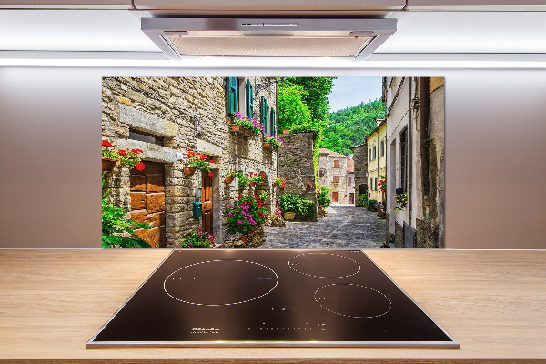 Panel de pared de cocina Una calle con encanto