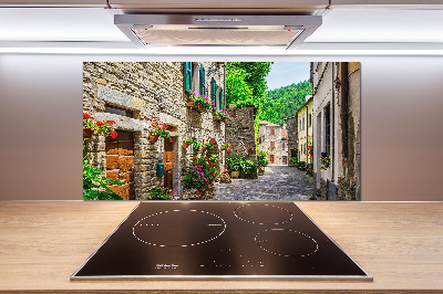 Panel de pared de cocina Una calle con encanto